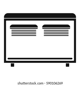 Home equipment for heating icon. Simple illustration of home equipment for heating vector icon for web