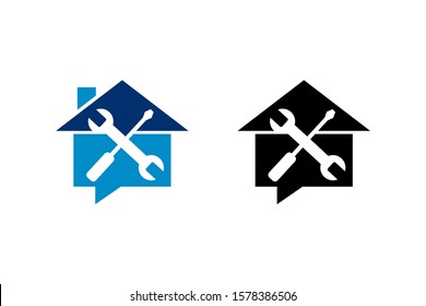 home and equipment for the icon or logo design concept ready to use