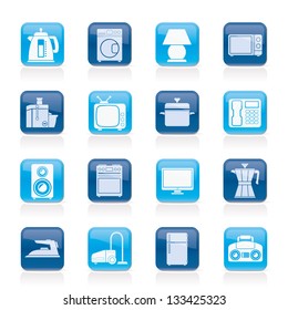 home equipment icons - vector icon set