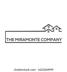 Home Estate logo icon. Home logo illustration. Simple design on white background.
