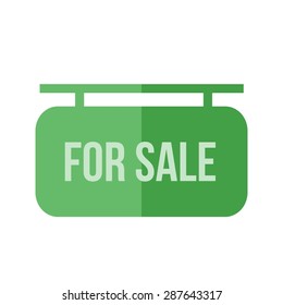 Home, estate, sale icon vector image. Can also be used for real estate, property, land and buildings. Suitable for mobile apps, web apps and print media.