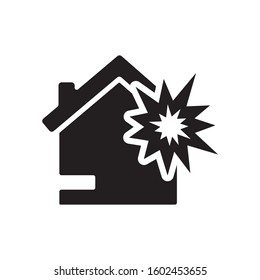 Home explosion icon 