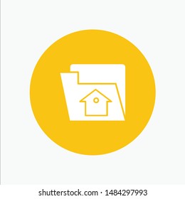 Home, File, Setting, Service. Vector Icon Template background