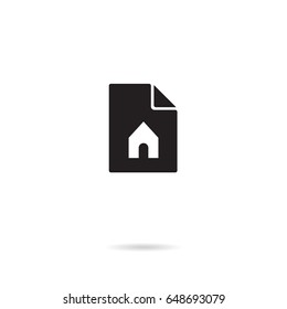 home file vector flat icon