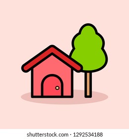 Home Filled Logo Design