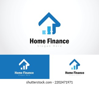 Home Finance Logo Design Concept Business Stock Vector (Royalty Free ...