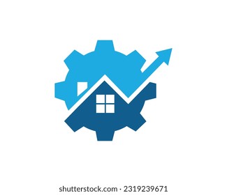 HOME FINANCE WITH SERVICE LOGO DESIGN