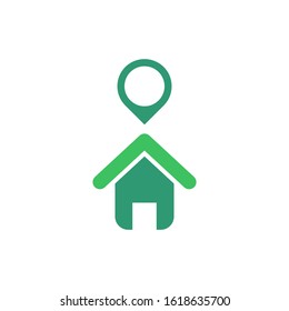 Home finder logo template vector icon design