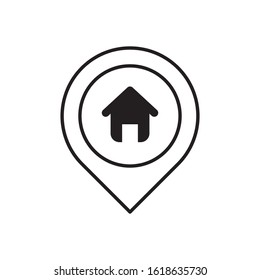 Home finder logo template vector icon design