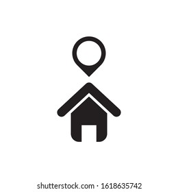Home finder logo template vector icon design