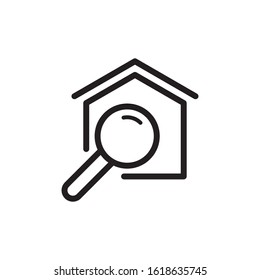 Home finder logo template vector icon design