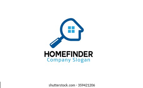 Home Finder Logo Vector Symbol Design Illustration 