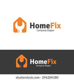 Home Fix Logo Template