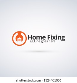 Home Fixing Logo Template