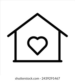home in flat design style