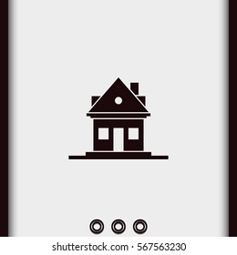 Home flat icon.