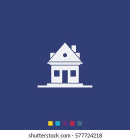 Home flat icon.