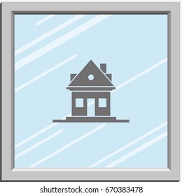 Home flat icon.