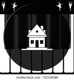 Home flat icon.