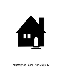 home flat icon black