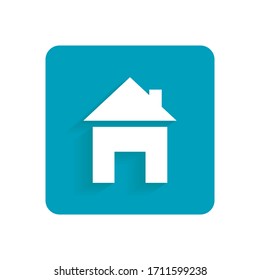 Inicio, icono plano aislado en un fondo blanco. Inicie sesión en su cuenta personal