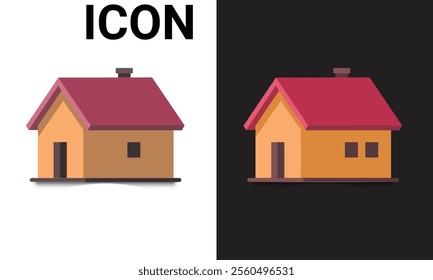 Home Flat Icon. Pixel Perfect. For Mobile and Web.