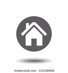 home flat icon vector