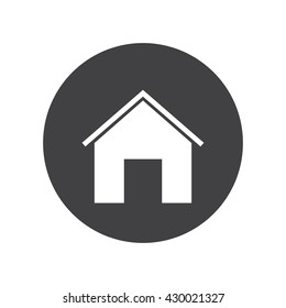 home flat icon vector design for web and mobile 