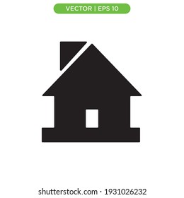 home flat icon vector illustration