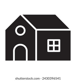 Icono plano del hogar. ilustración vectorial.