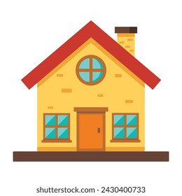 Icono plano del hogar. ilustración vectorial.