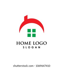 Home Flat Logo Vector
