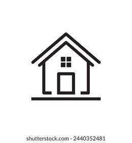 Home Flat Vector Icon Illustration