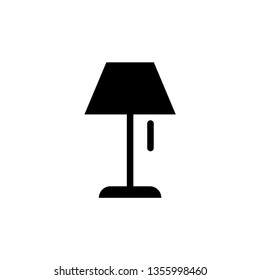 Home Floor Lamp Icon Vector