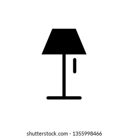 Home Floor Lamp Icon Vector