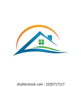 home flow 2 logo icon template