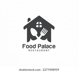 Home Food logo, restaurant logo healthy food chef