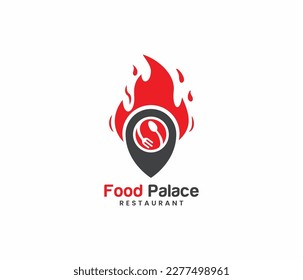 Home Food logo, restaurant logo healthy food chef