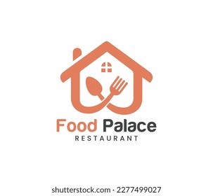 Home Food logo, restaurant logo healthy food chef