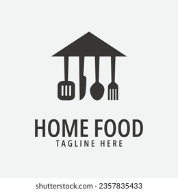 home food logo vector illustration design