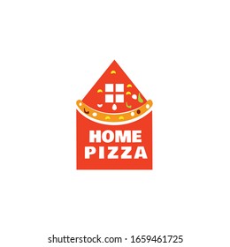 Home Food Pizza Logo Simple