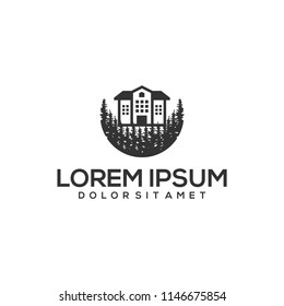 home forest view logo design