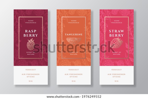 Home Fragrance Vector Label Templates Set Stock Vector (Royalty Free ...