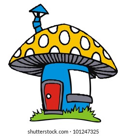 home of the fungus illustration