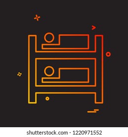 Home furniture icon design vector