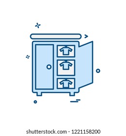 Home furniture icon design vector 