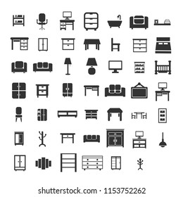 Iconos de muebles domésticos