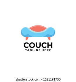 Home Furniture Logo Couch Logo Design Vector