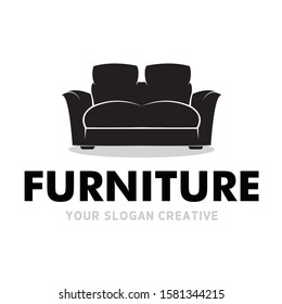 Home Furniture Logo Couch Logo Design Vector