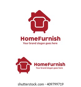 Home Furniture Logo Sofa And Roof